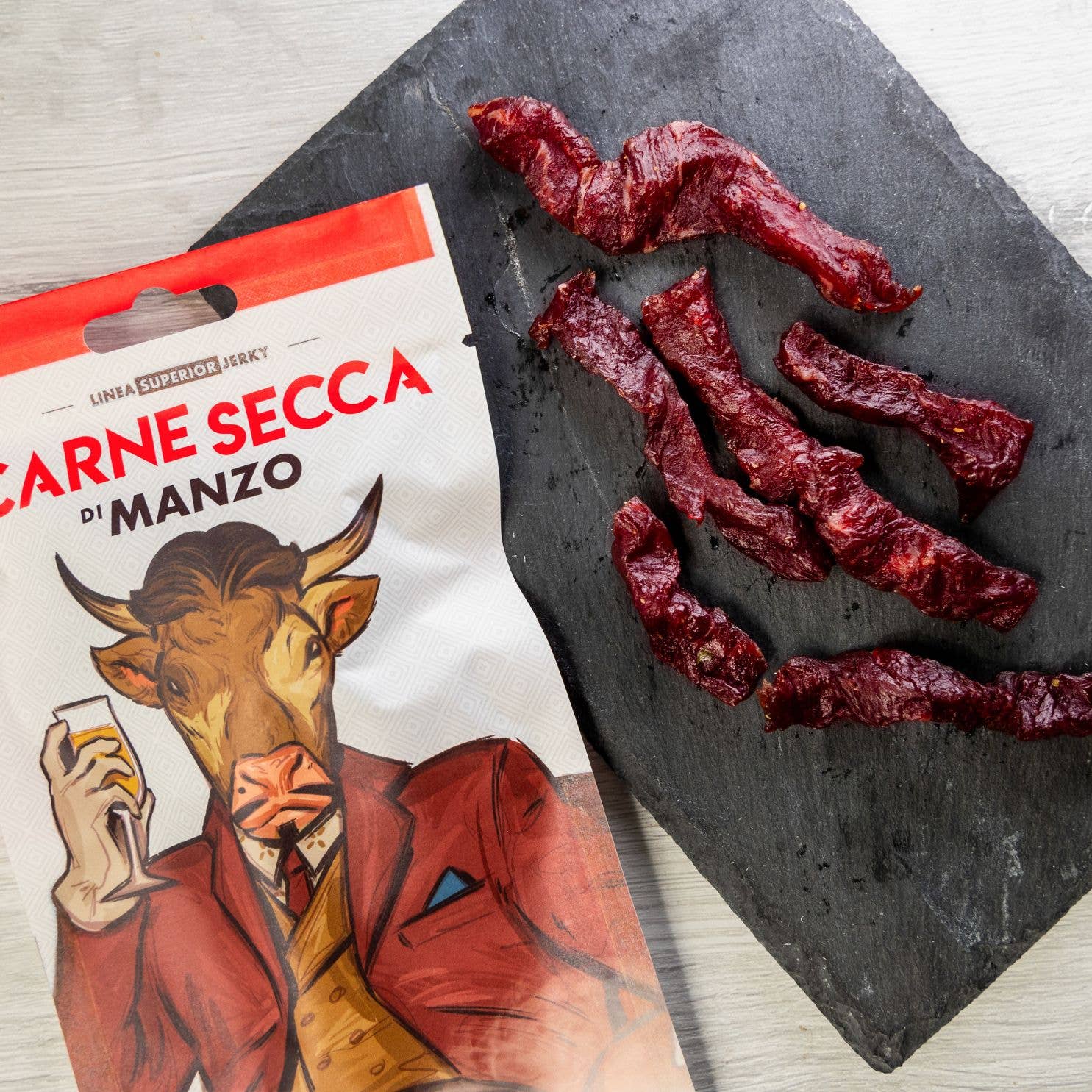 Carne Secca Italia - Wholesale Jerky - Italian Dry Aged Beef Jerky 40g1