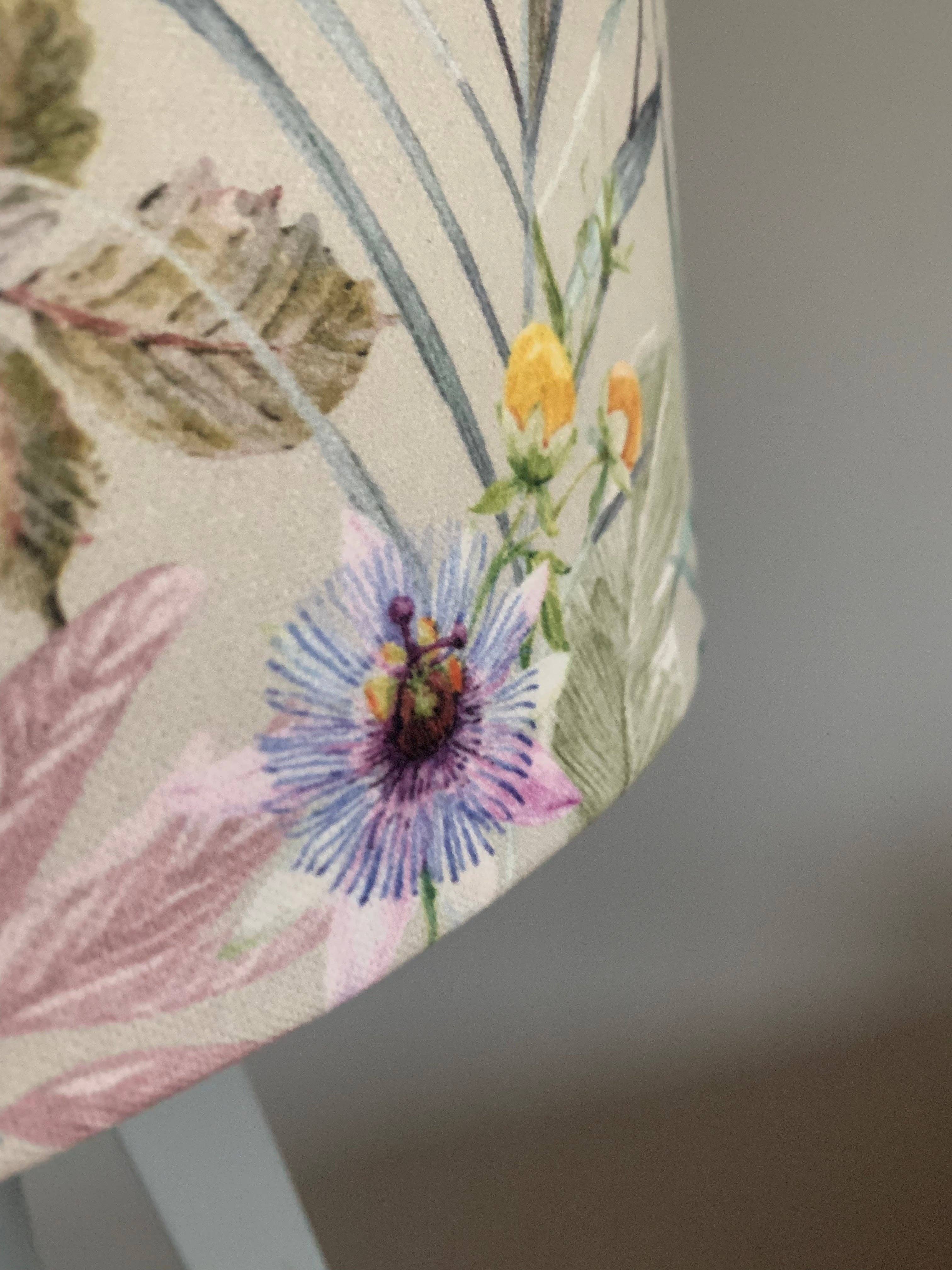 The Lampshade Jungle – wholesale Lampshade – Sage Flower Lampshade1