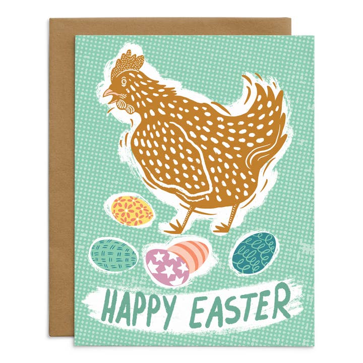 Tarjeta de pollo de Pascua para venta al por mayor de Starfangled Press