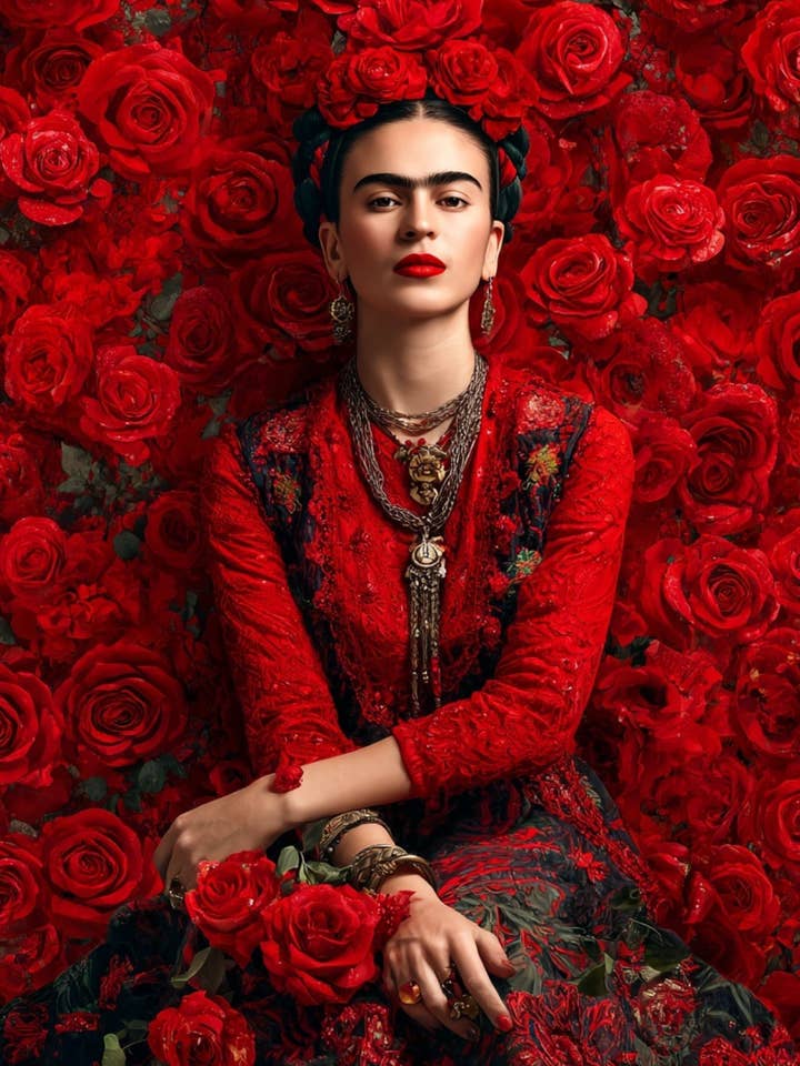 Frida Kahlo : Douce comme des roses | Carte Fripperies pour la vente par Fripperies