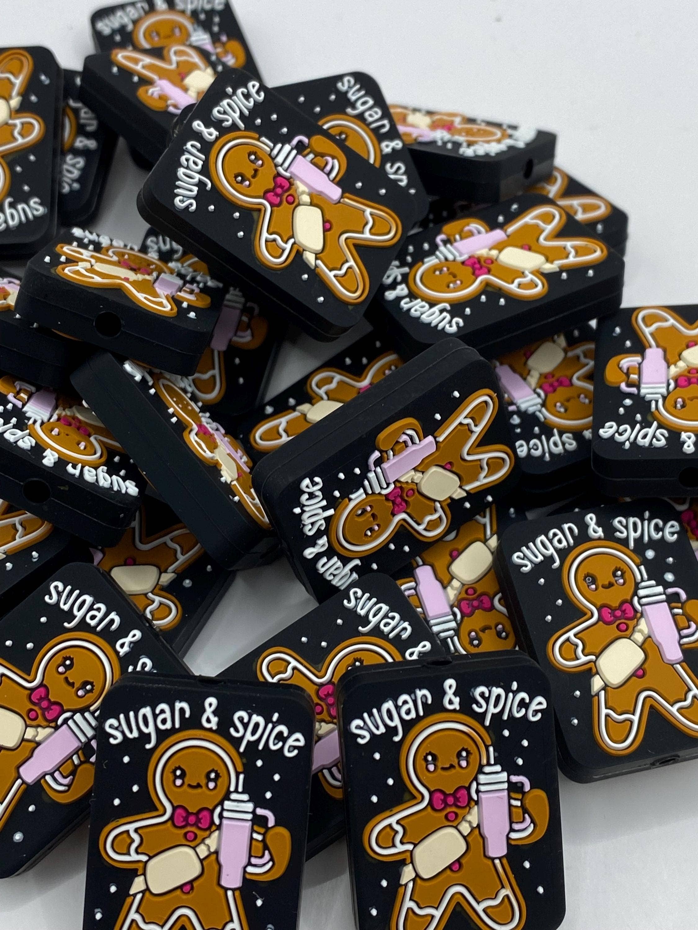 ASAP Craft Supplies - Vente Matériels de bricolage - Perle focale en silicone pour pain d'épice et sucre2