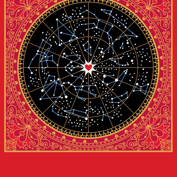 Valentinstagskarte "Hellster Stern" für den Großhandel von GreatArrow Graphics