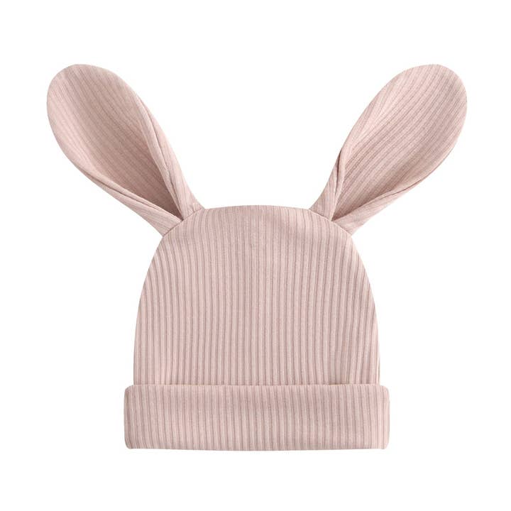 Maple Ribbed Baby Bunny Beanie Hat for wholesale by Luxie Charm