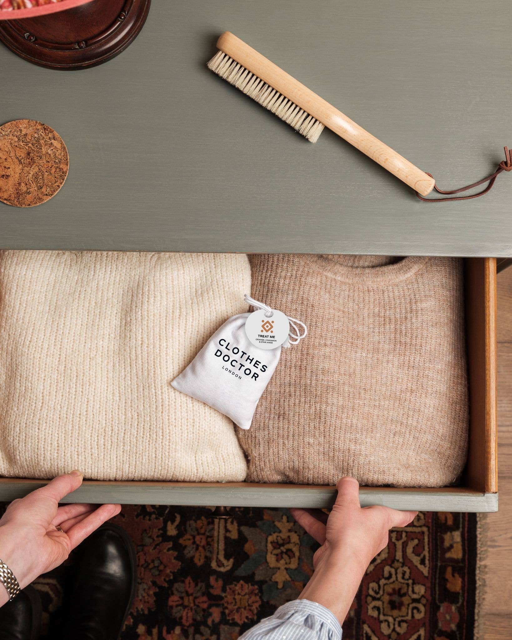 Clothes Doctor - Wholesale Air Freshener - 'Treat Me'  Natural Scent Bag x33