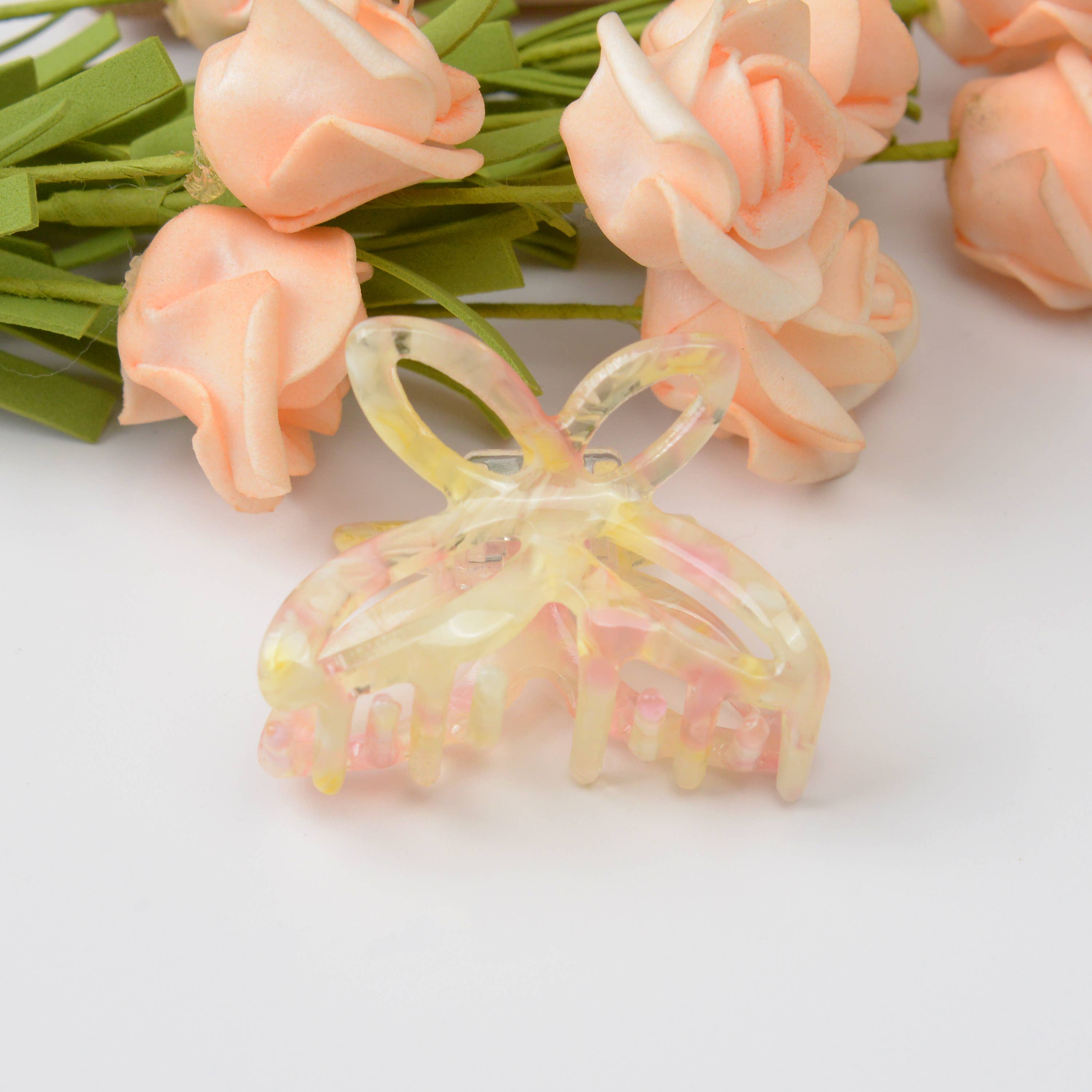 TheDivaSoap – wholesale Hårklämma - Dam – Ihålig fjäril hår klo klämma13