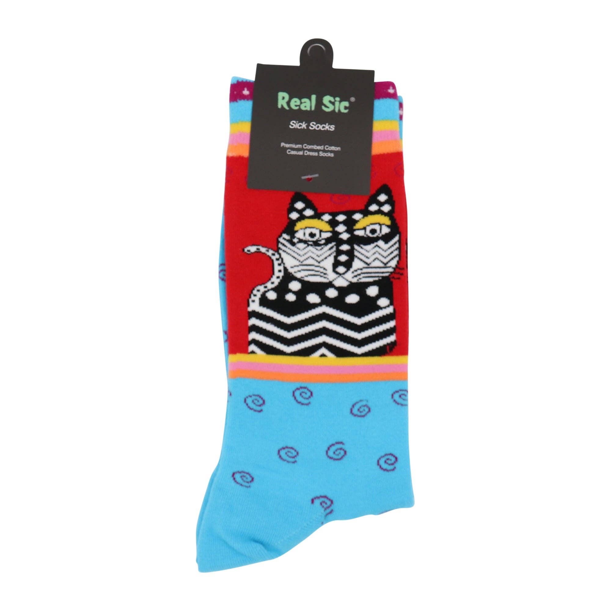 Real Sic - Wholesale Socks - Unisex - Basquiat Funky Cat Socks - Comfy Cotton for Men & Women2