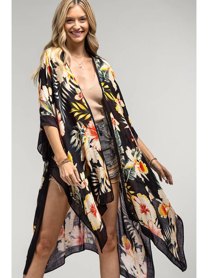 Tropical Garden Kimono for wholesale on Faire