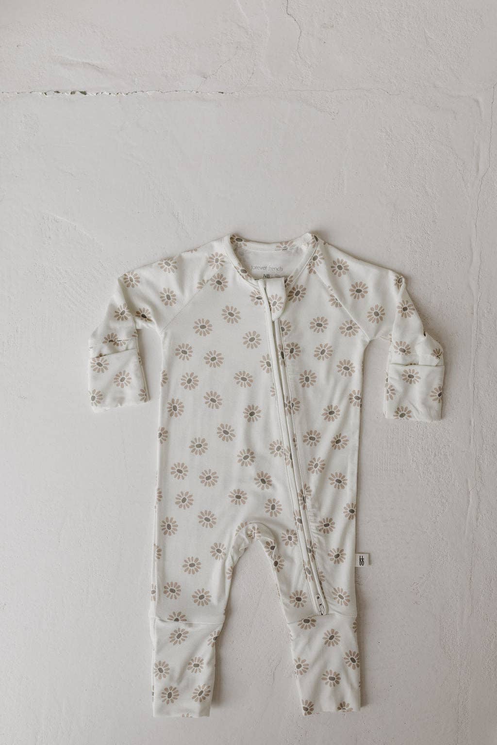Forever French Baby - Wholesale Slaappak - Baby - Bamboe Rits Pyjama | Madelievenvelden6