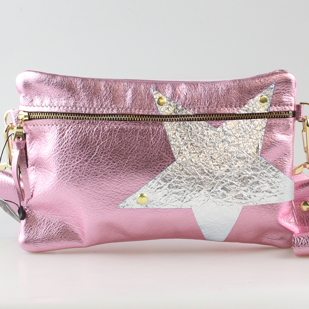 Zina Kao Exclusives - Wholesale Belt Bag - Women's - The Metallic Vail Hipbag w/Star Applique11