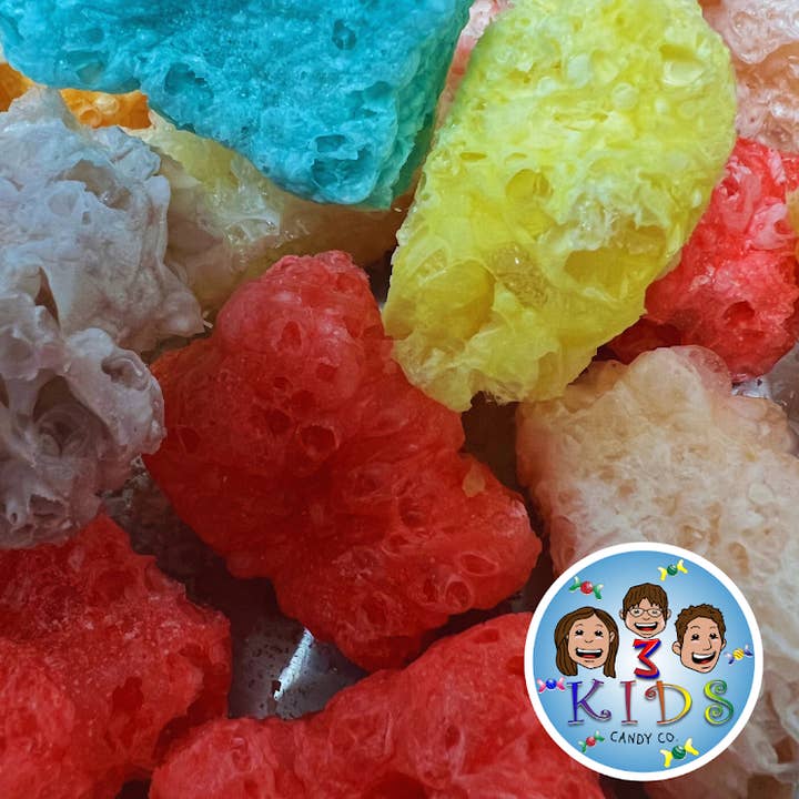 Freeze Dried Gummy Bears for wholesale by 3 Kids Candy LLC