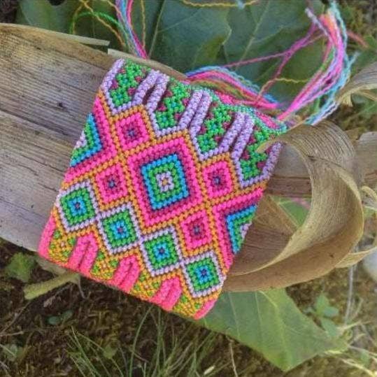 Lumily – Pulseira entrelaçada/entrançada por atacado – Pulseira Boho de Cordão Trançado Amizade (4 Tamanhos) - México16