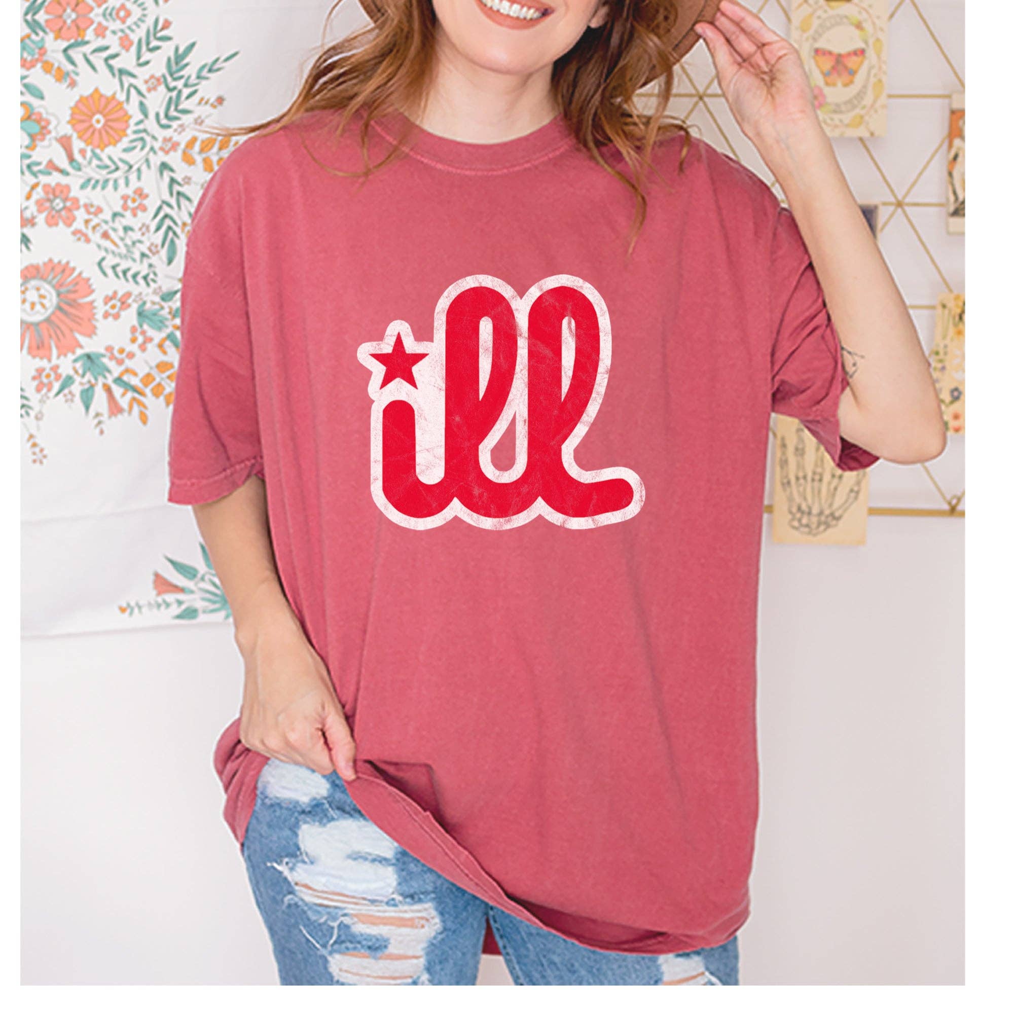 Expression Tees - Vente T-shirt sérigraphié – femme - ILL Vintage C'est Un Truc De Philly T-shirt Vintage Doux Unisexe13