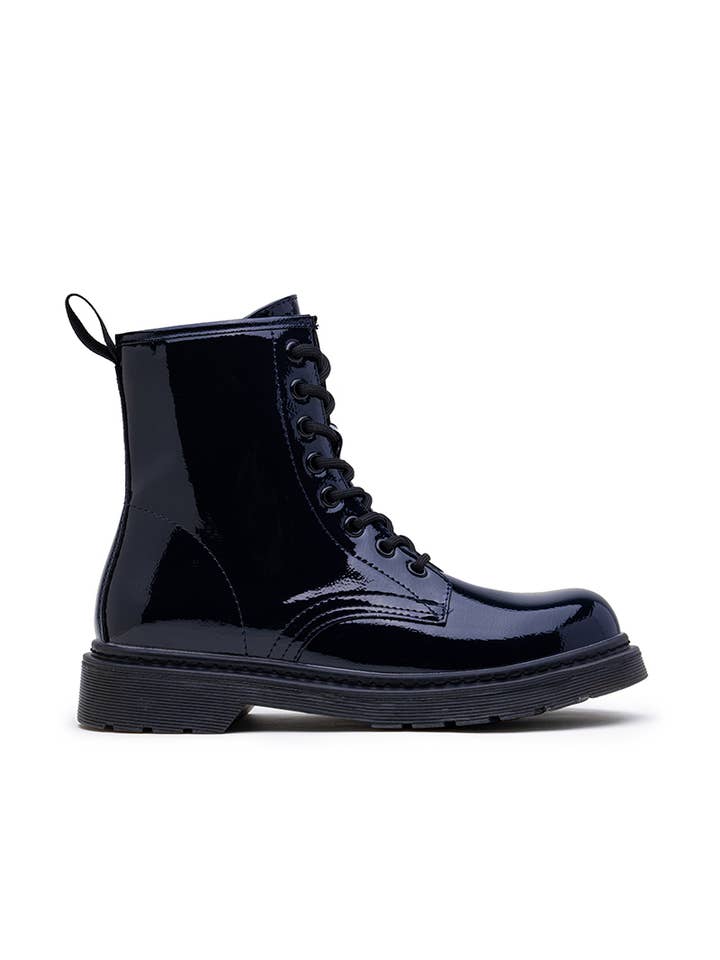 LADY GLORY - Vente Bottines – femme - Bottine vernie Chunkye à lacet19