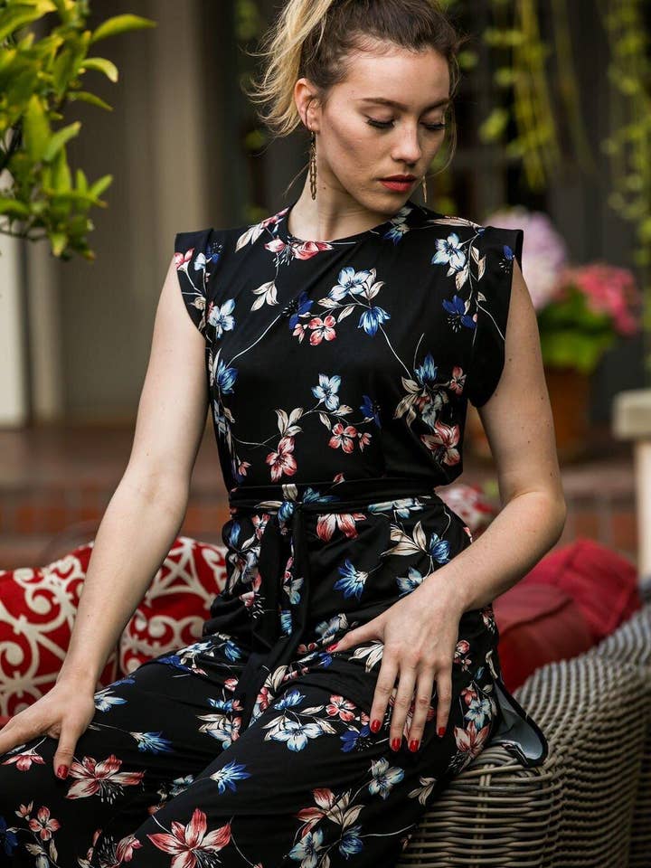 Top de túnica Sweet Caroline por atacado de Jennafer Grace