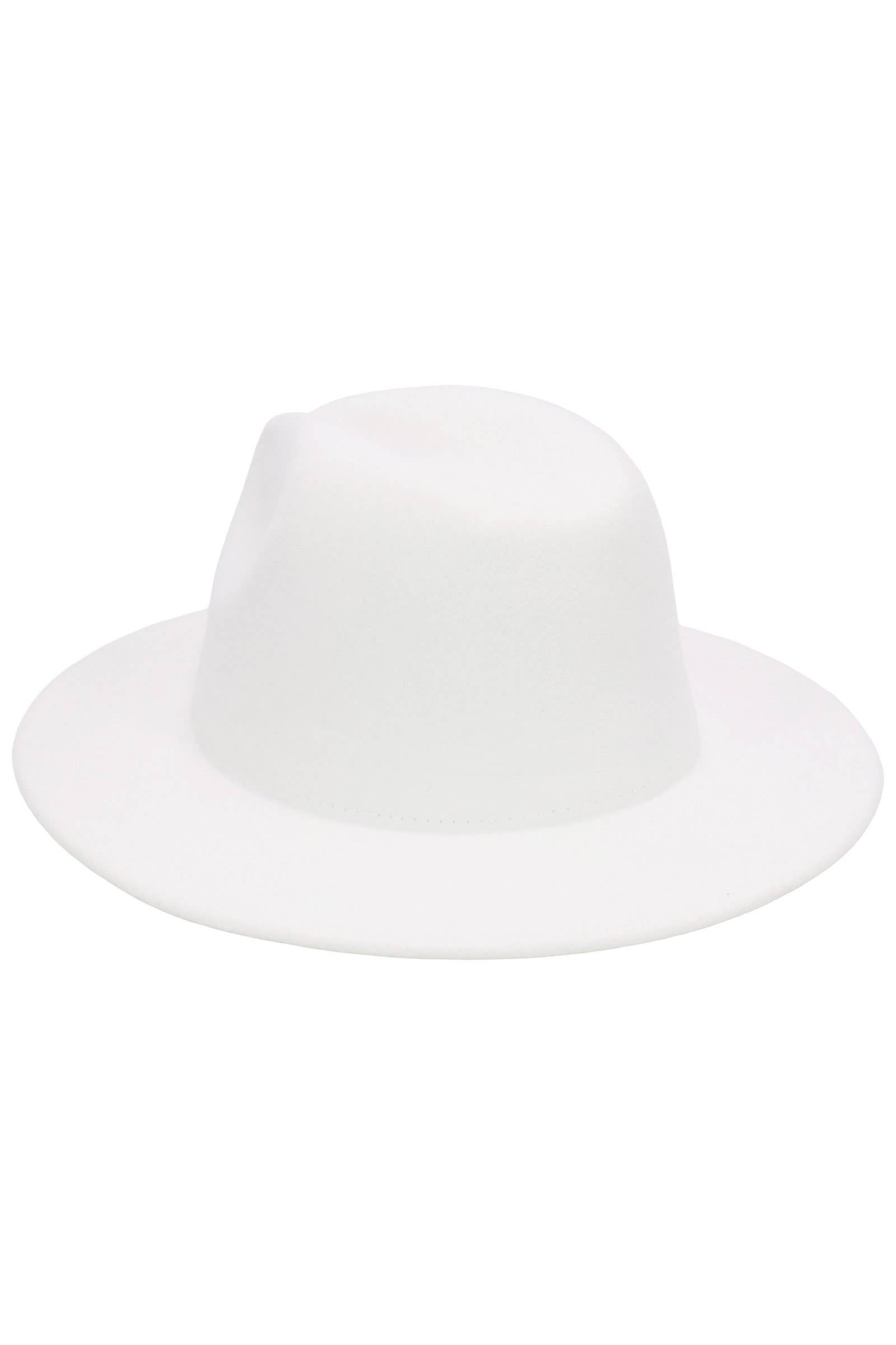 Cap Zone - Wholesale Fedora – Women’s - Solid Plain Standard Brim Felt Rancher Hat20
