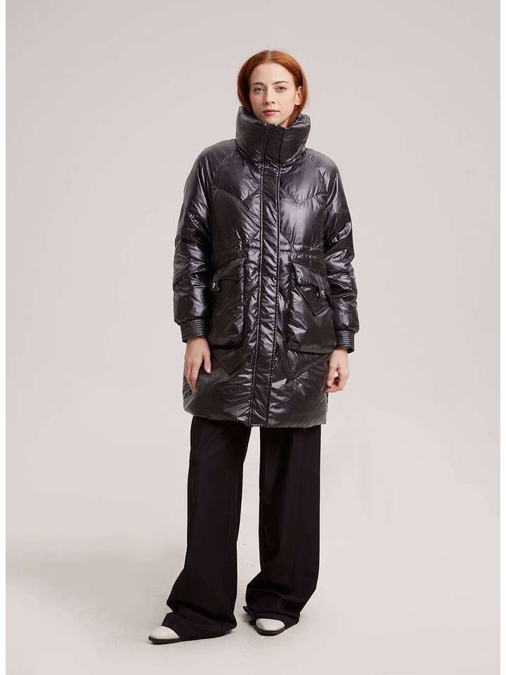 NAP – Großhandel Pufferjacke – Damen – Shiny Boxy Daunenjacke