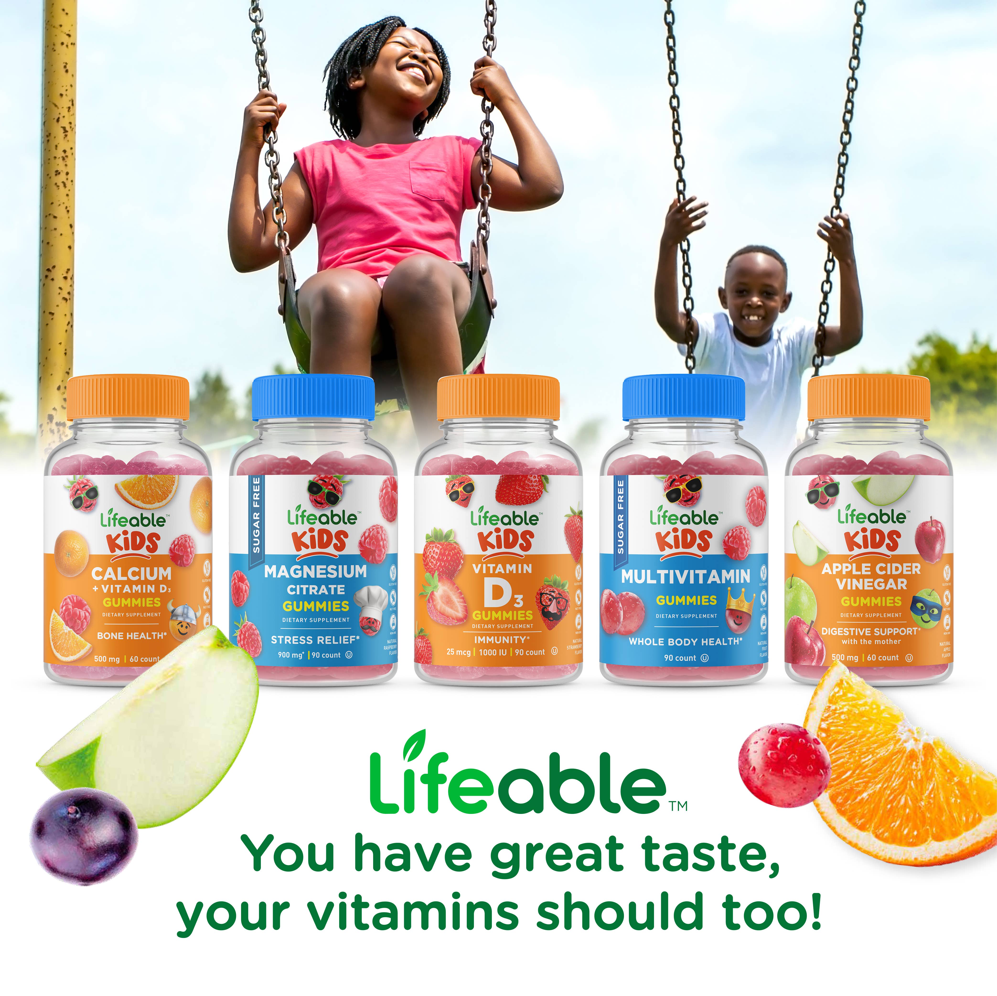 Lifeable - Vente Supplément oral/vitamine - Lifeable Iron pour enfants 10 mg + vitamine C, bonbons gélifiés, niveaux de fer6