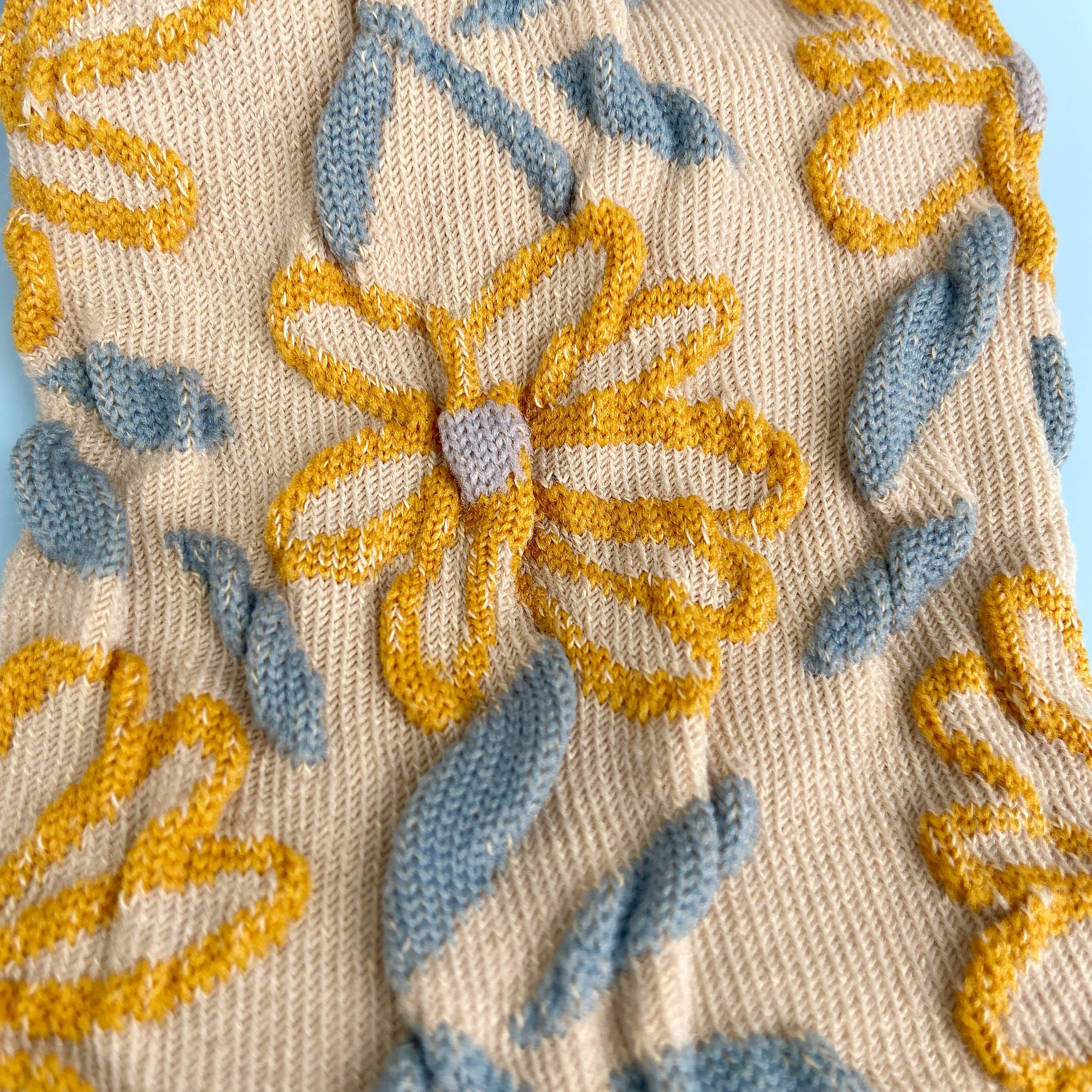 mildstyles - Vente Chaussettes – femme - Chaussettes tube à motifs floraux doux4