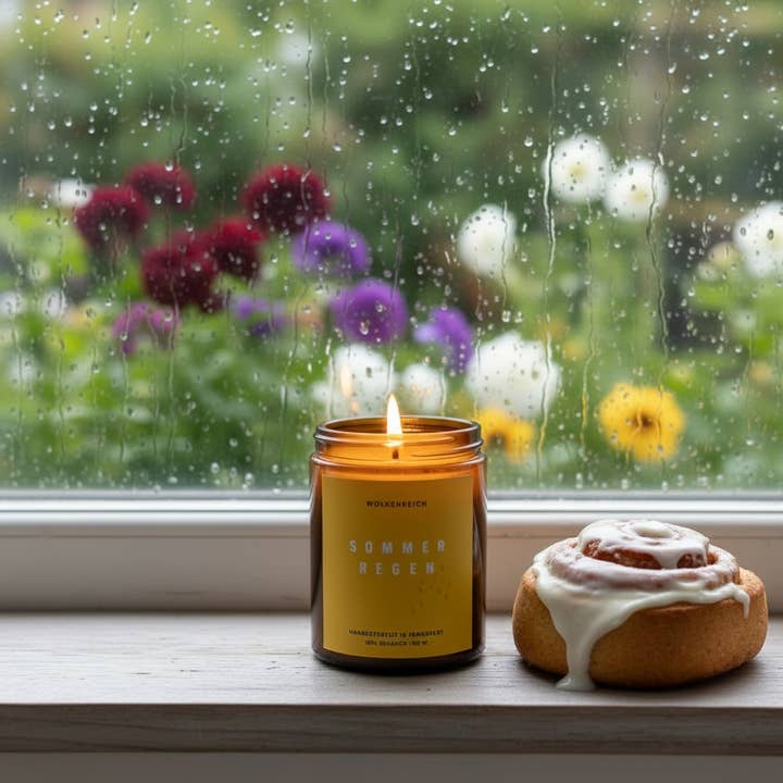 Wolkenreich - Wholesale Jar/Filled Candle - Summer Rain | Scented Candle, Soy Wax4