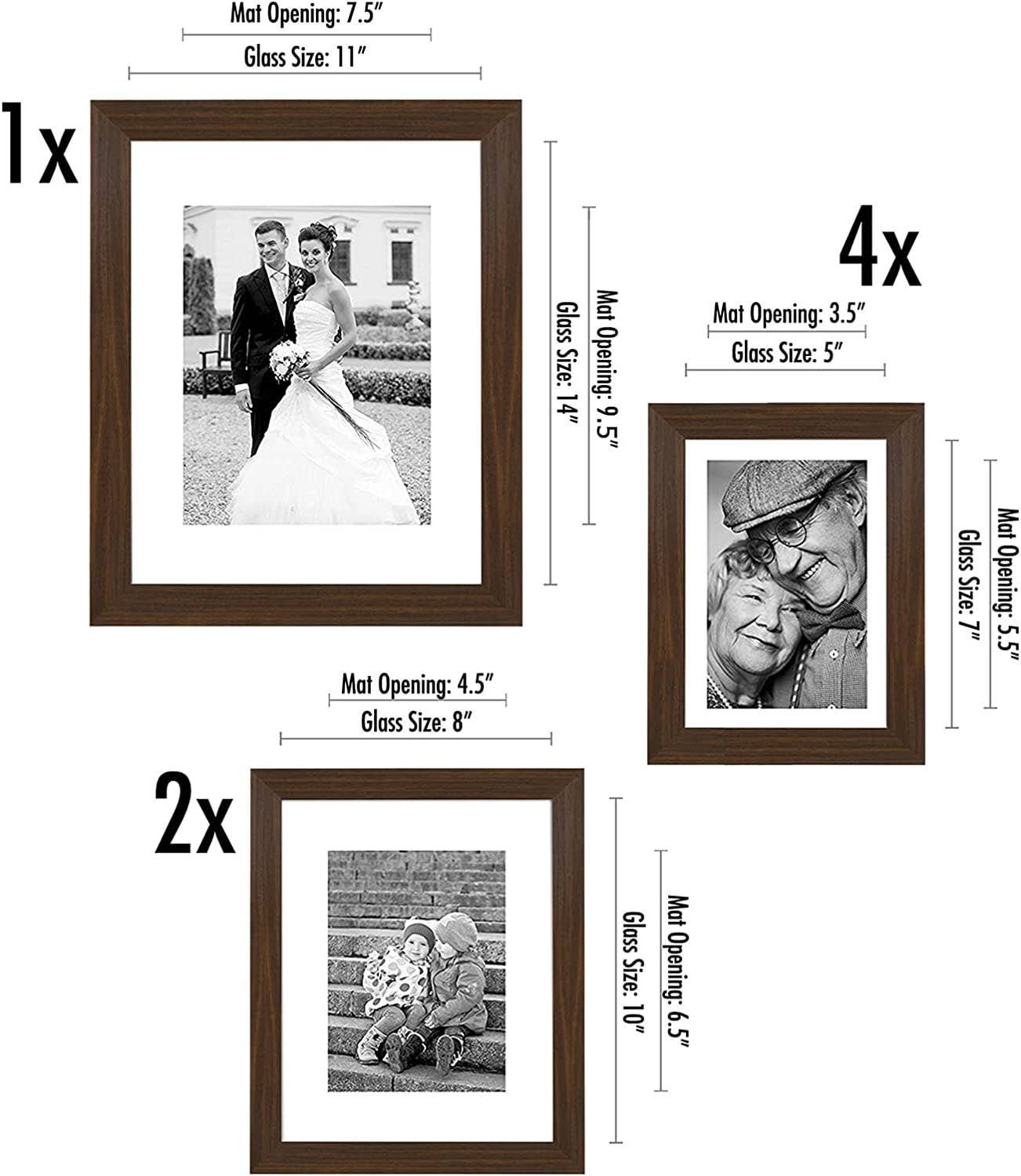 Americanflat - Wholesale Picture Frame - Americanflat Gallery Wall Frame Set (7 Pack)16
