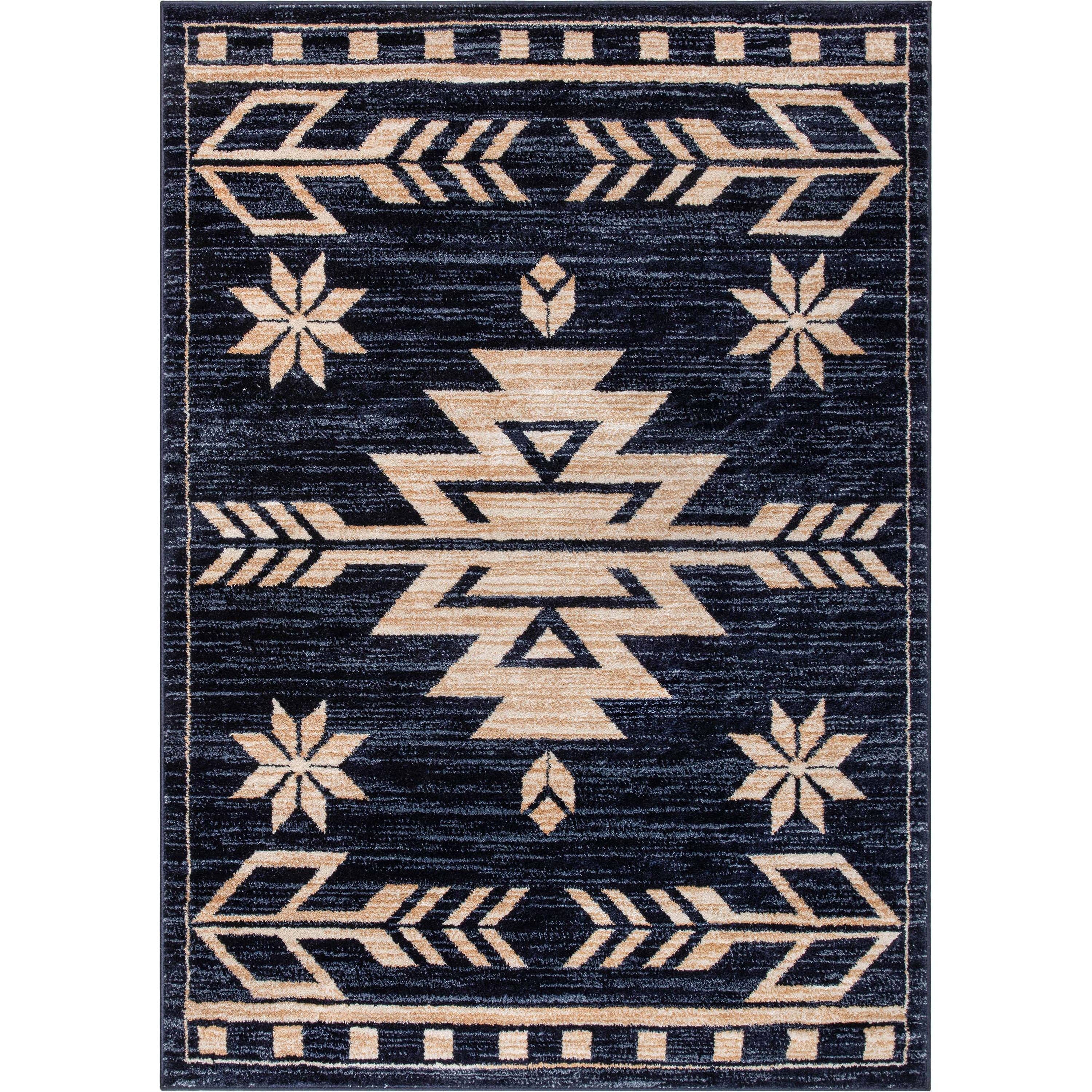 Well Woven - Wholesale Area Rug - Canton Southwestern Tribal Bohemian Blue Rug1