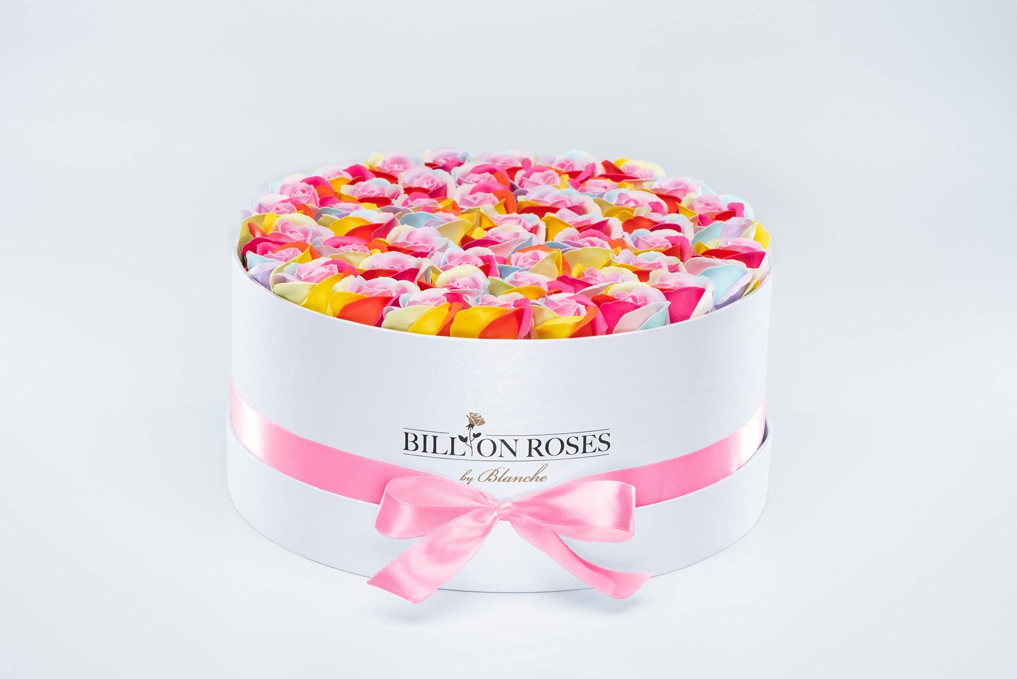 Billion Roses by Blanche - Wholesale Artificial Flowers - Große und Weiße Box mit Ewigen Rosen25