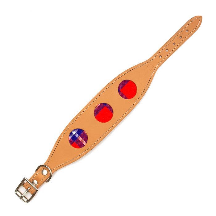 Collier Chien Rouge Shuka pour la vente par Hiro + Wolf