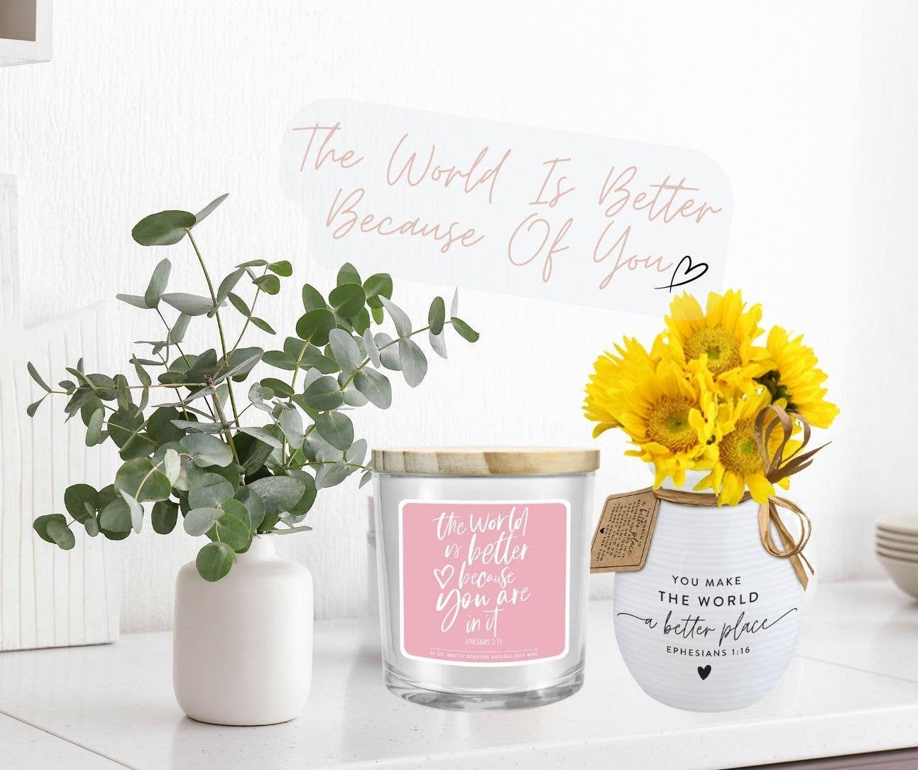 Cottage Garden - Wholesale Jar/Filled Candle - LCP Soy Candle The World Is Better Pink 13Oz3