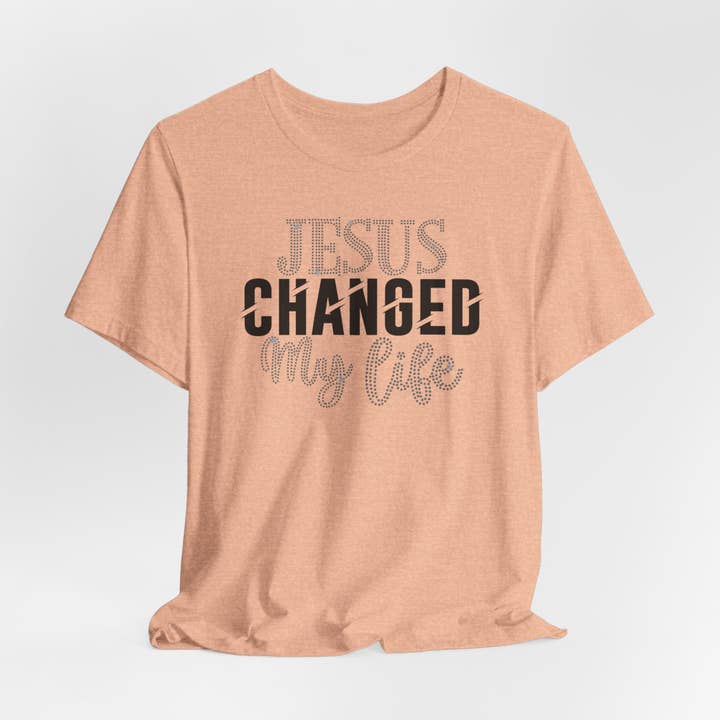 Jesus Changed My Life | Testimony Faith Tee and other Purchase Wholesale power block. Free Returns & Net 60 Terms on Faire trending on Faire.