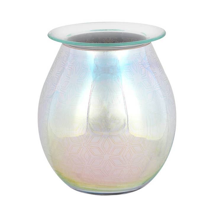 Something Different Wholesale - Wholesale Oil Warmer - *UK 3 pin plug* 3D Geometric Flower Electric Oil Burner