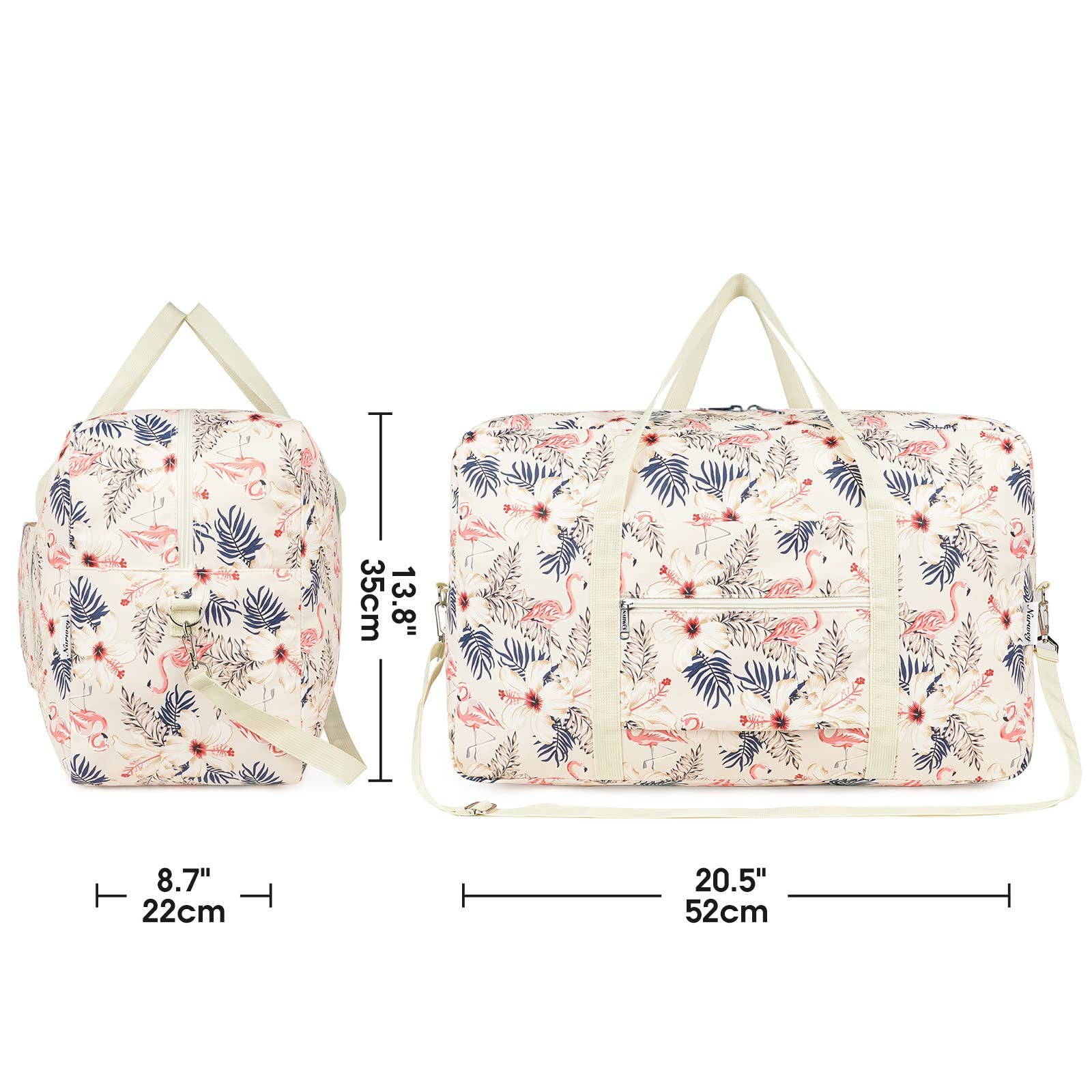 wandf - Venta al por mayor Bolsa de viaje - Unisex - Bolsa de viaje plegable NW3122 para equipaje de mano para estancia nocturna3