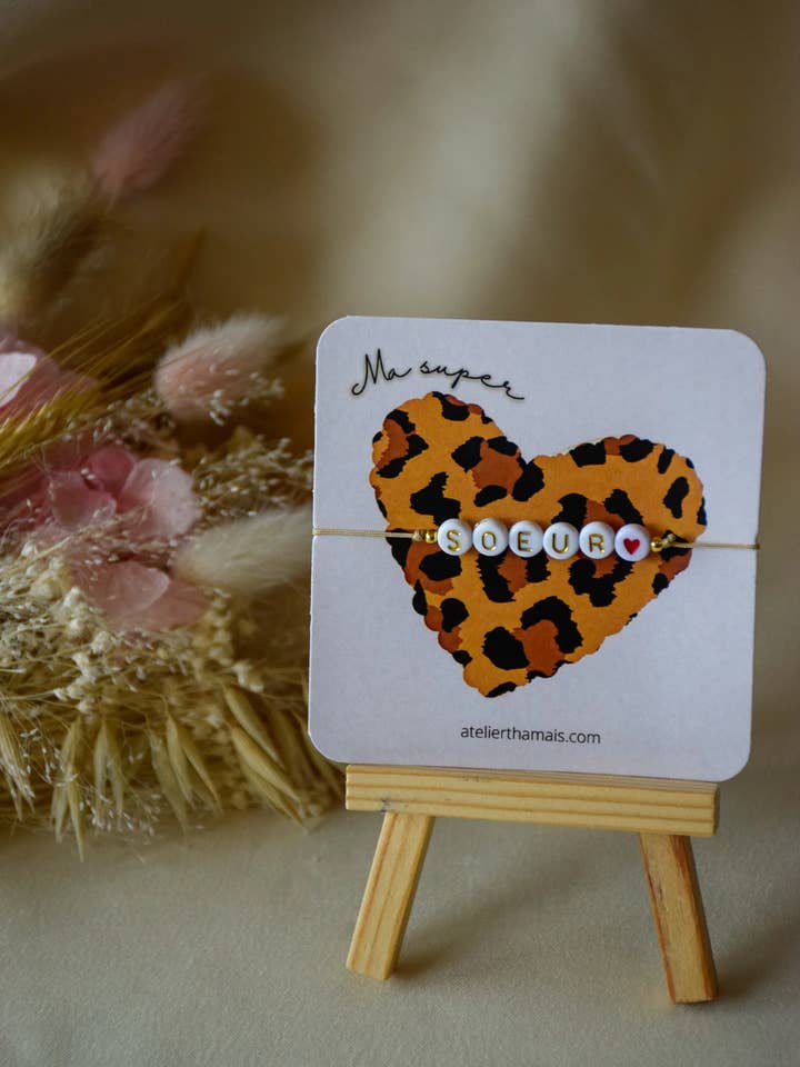Bracelet Ma super Soeur - Collection Graou pour la vente par Atelier Thamaïs
