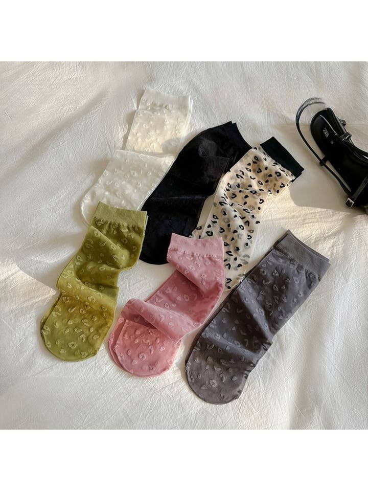 Rufia - Crew-Socken mit strukturiertem Herzmuster für den Großhandel von Funkyrel® Atzbranding Limited