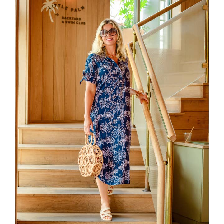 S/S Hailey Midi with Relaxed Fit and Button Front SPR26 for wholesale by La Mer Luxe