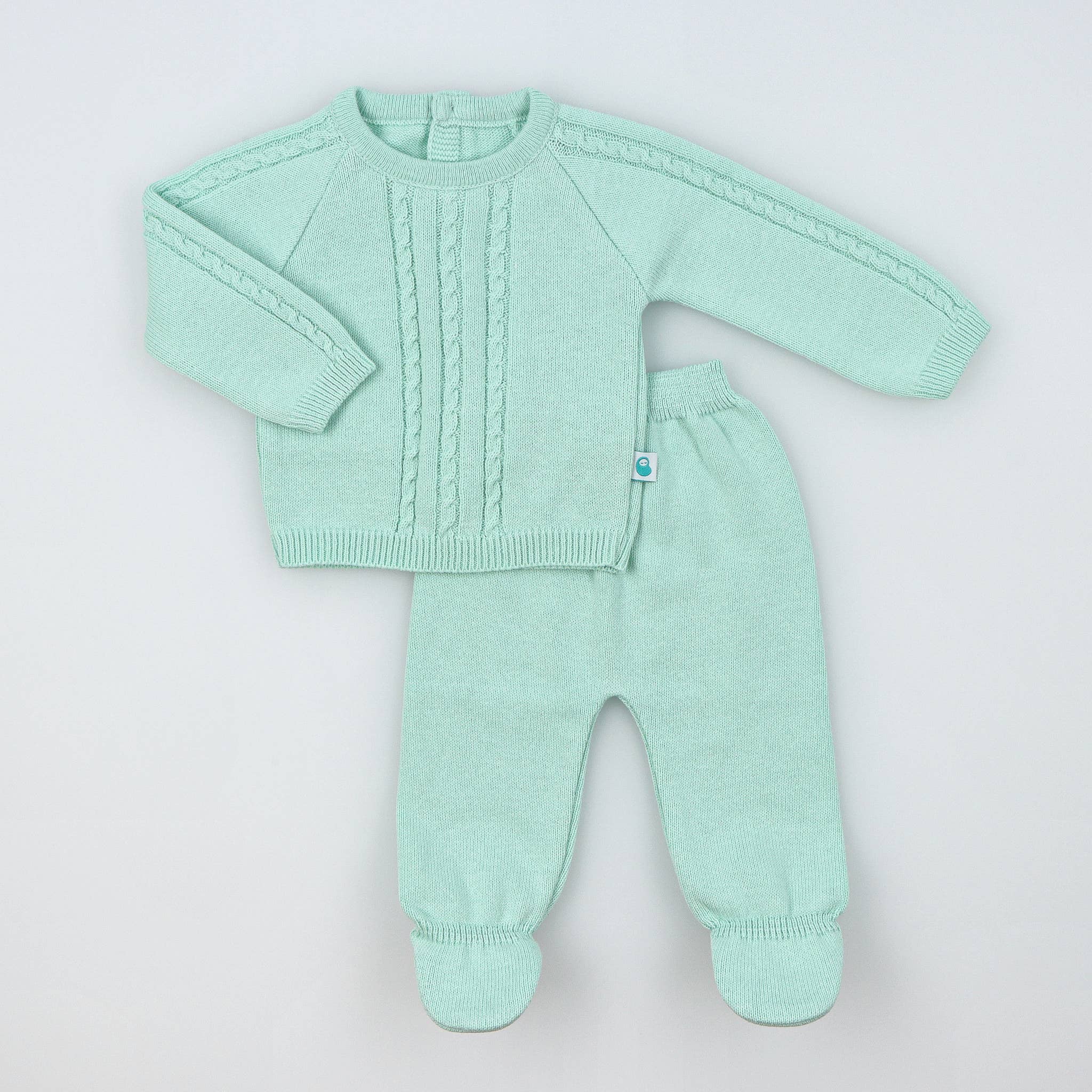 Bean Baby Clothes - Wholesale Clothing Set - Baby - Baby Cotton Knit Sweater and Pants Set12