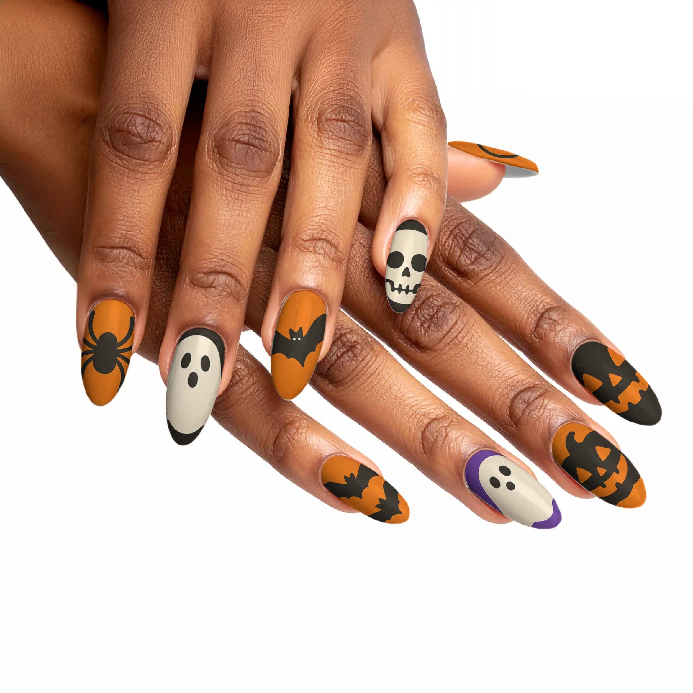 FYNE BODY - Wholesale Press-on/fake nails - Pumpkin Patch Glam Halloween Press-On Nails18