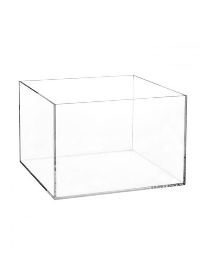 Transparent And Clear Acrylic 5-sided Box for wholesale by Laser Art