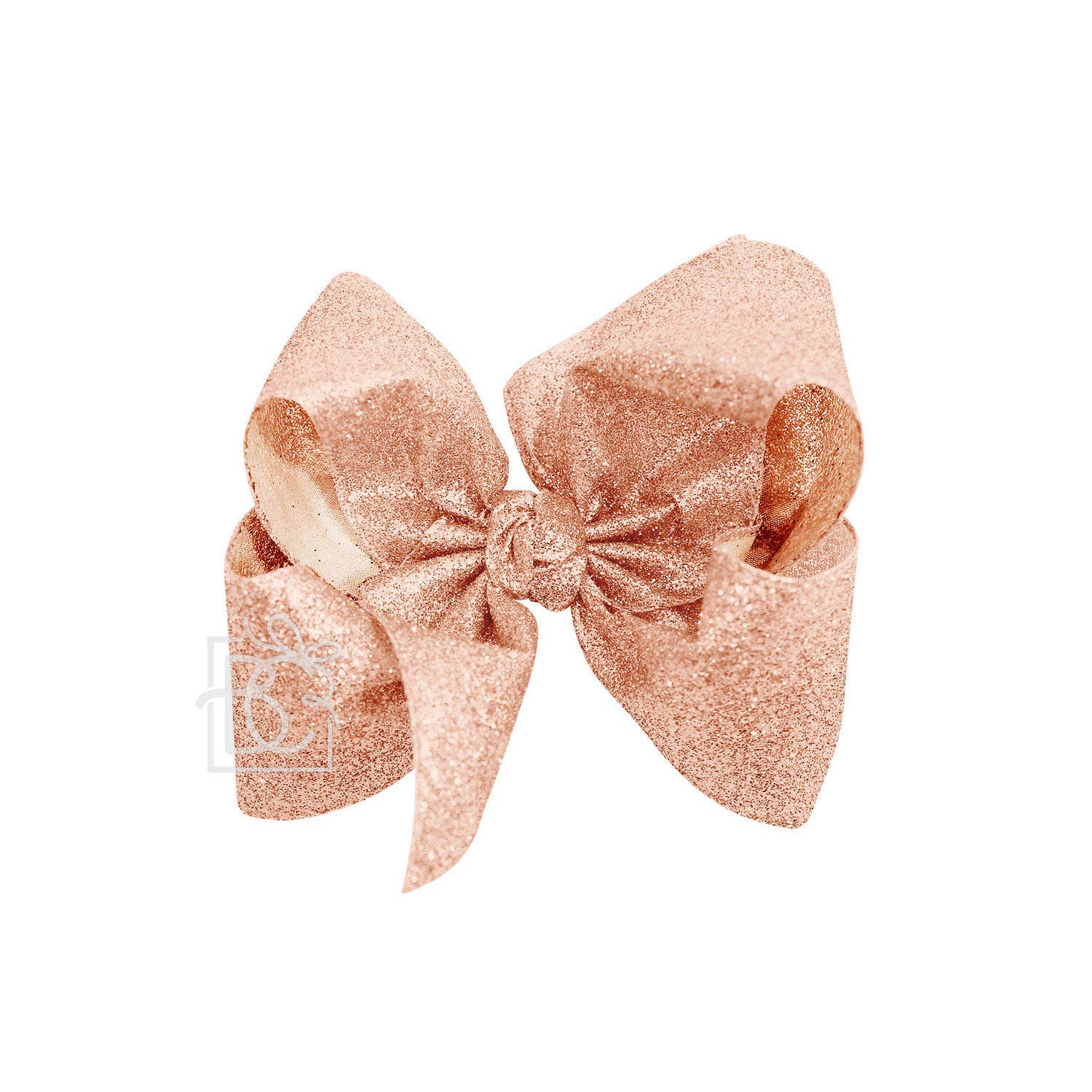 Beyond Creations, LLC - Wholesale Hair Bow - Kids - GLITTER METALLIC BOW ON CLIP30