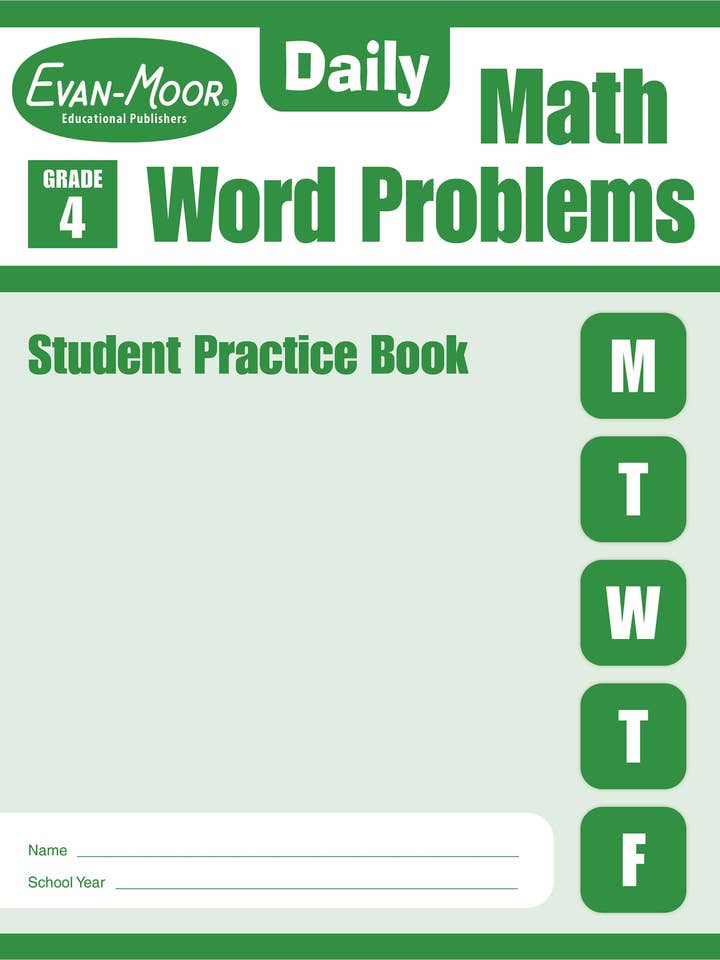 Daily Word Problems, Grade 4 Sb 5 Pack for wholesale by Carson Dellosa Education