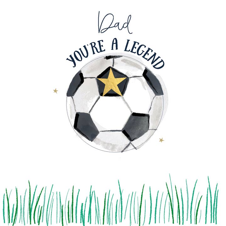 Pap, je bent een legende - voetbal voor wholesale door Katie Phythian Design