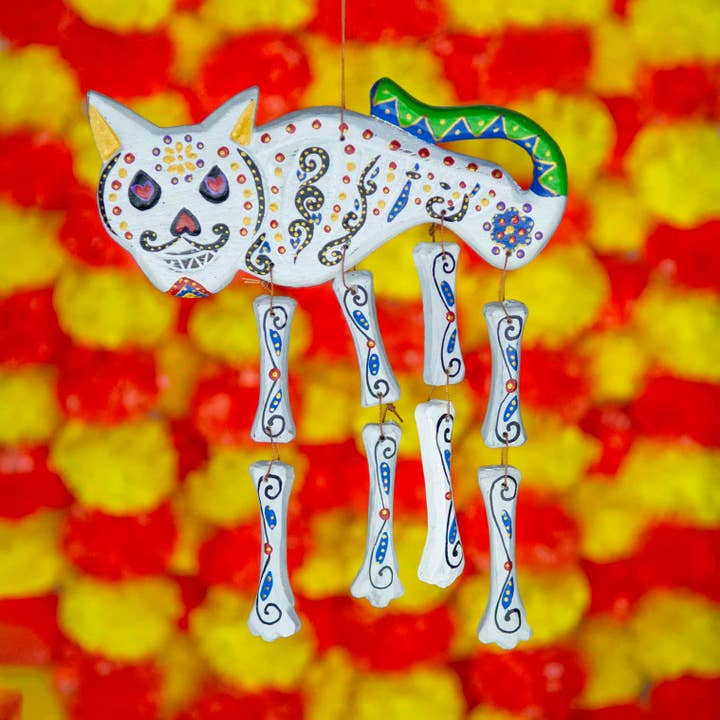 Candy Skull Cat for wholesale by Siesta