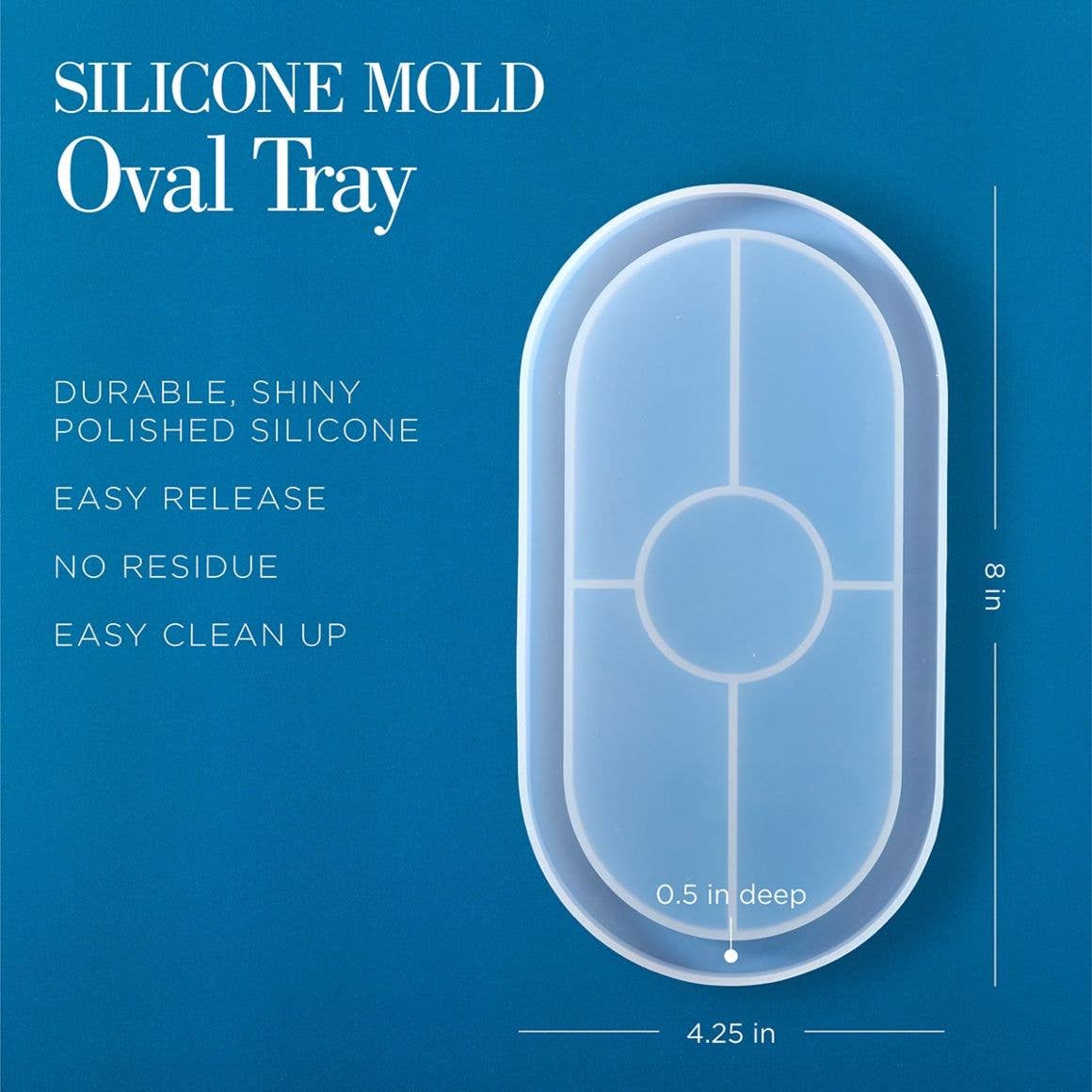 Plaid Crafts - Wholesale Craft Supplies - Mod Podge ® Silicone Molds - Oval Tray2