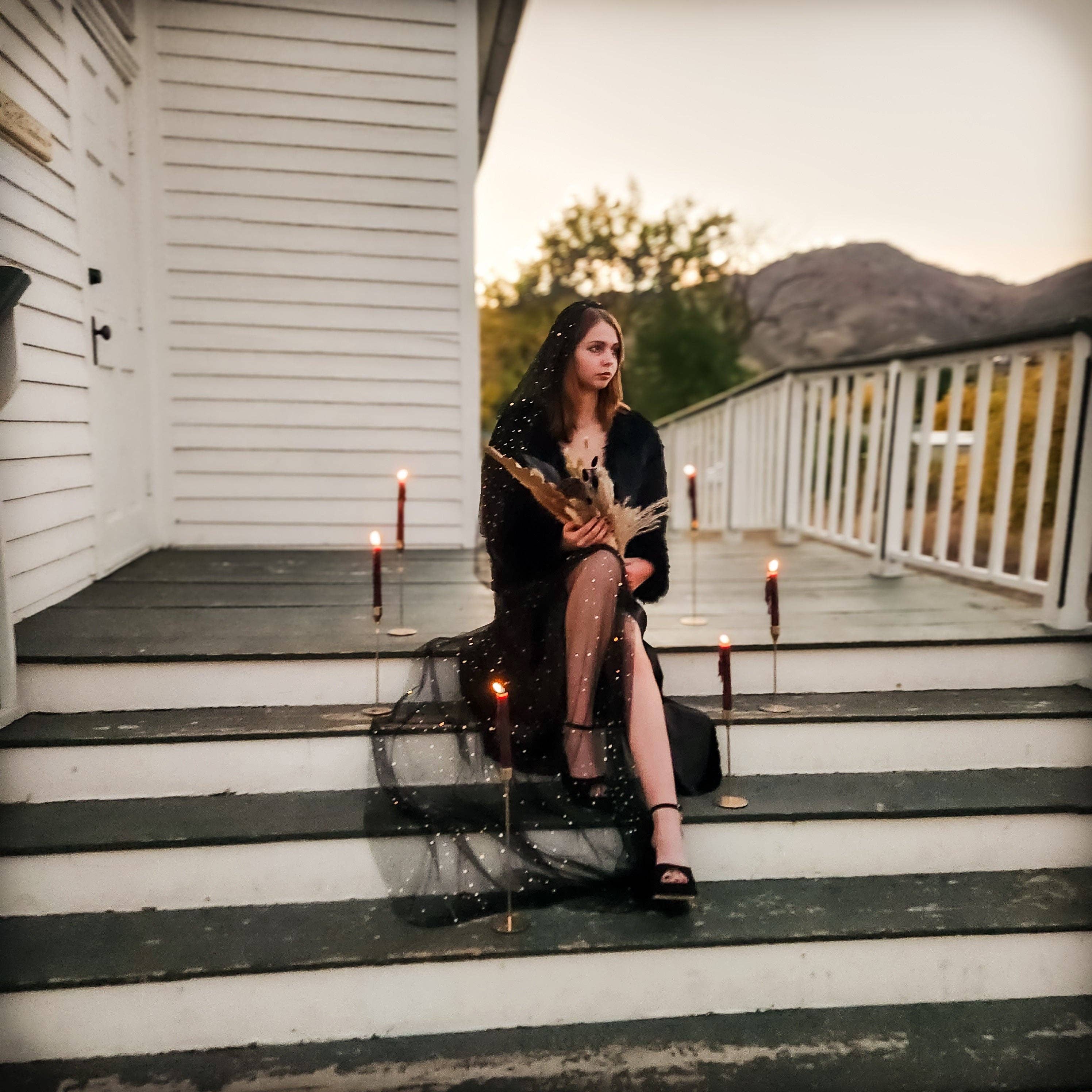 Lovesick Rebel – Großhandel Schleier – Damen – Der schwarze himmlische Brautschleier von Nyx2