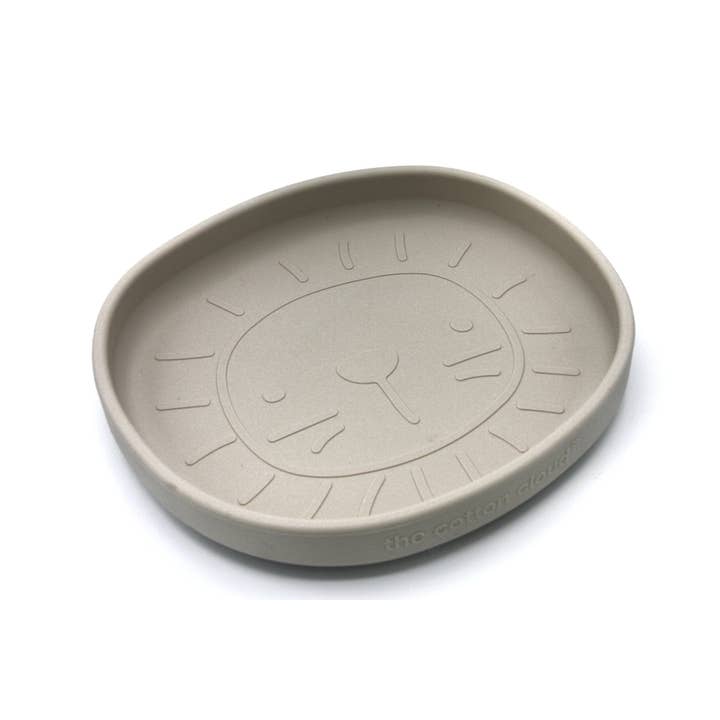 Silicone Dish with Suction Plate Alfie Sand for wholesale by the cotton cloud