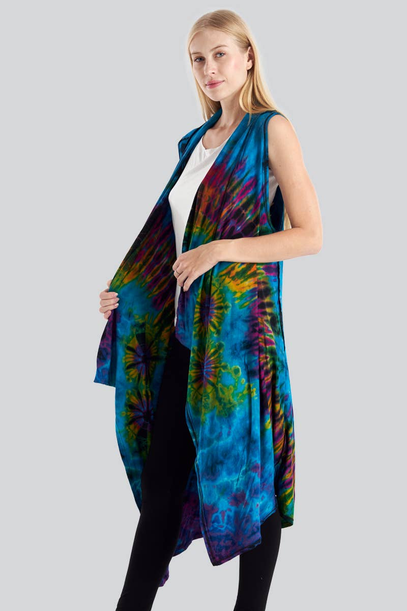 Kathmandu Imports - Vente Veste sans manches – femme - Veste longue coupée au rasoir (TH-1446)