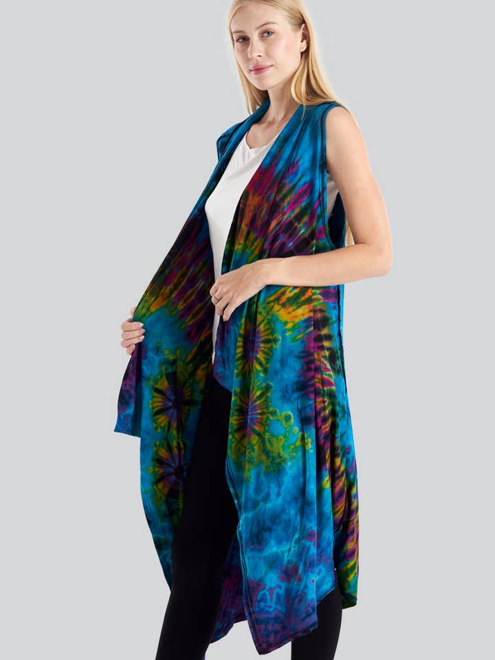 Kathmandu Imports - Vente Veste sans manches – femme - Veste longue coupée au rasoir (TH-1446)0