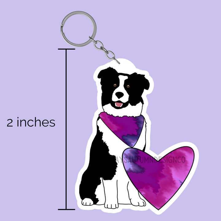 Australian Shepherd Keychain (8 options!) for wholesale by Always Autumn
