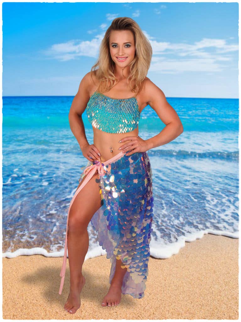 Western Fashion - Vendita all'ingrosso Camicetta - Donna - 14383 - Top con scollo all'americana con foglie arcobaleno18