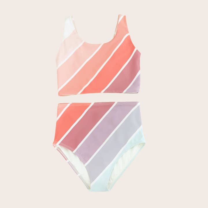 Arc-en-ciel de la mer de corail deux pièces débardeur '26 pour la vente par Saint Ida