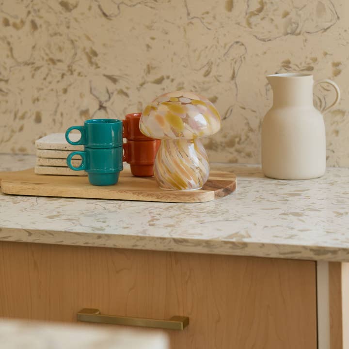 Humber - Wholesale Accent/Desk Lamp - Cordless Glass Mushroom Lamp4